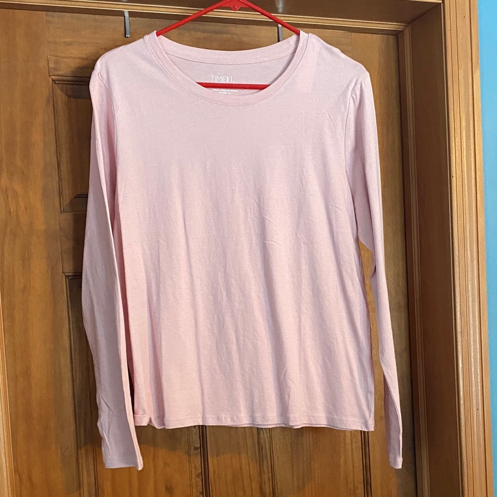 Time and Tru Soft Pink Long Sleeve Top
